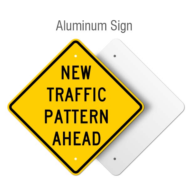 New Traffic Pattern Ahead Sign W23-2 | Order Now