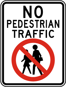 Road Sign 5.38.1 Pedestrian Crossing